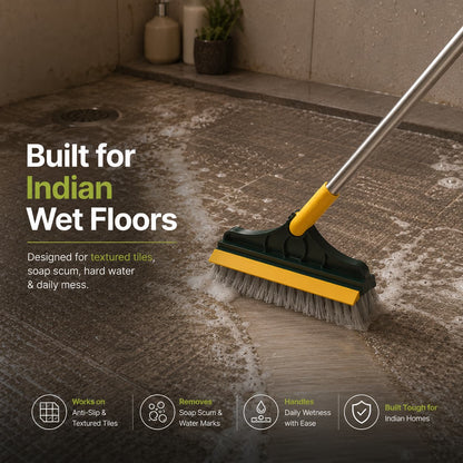 2-in-1 Floor Scrub & Wiper