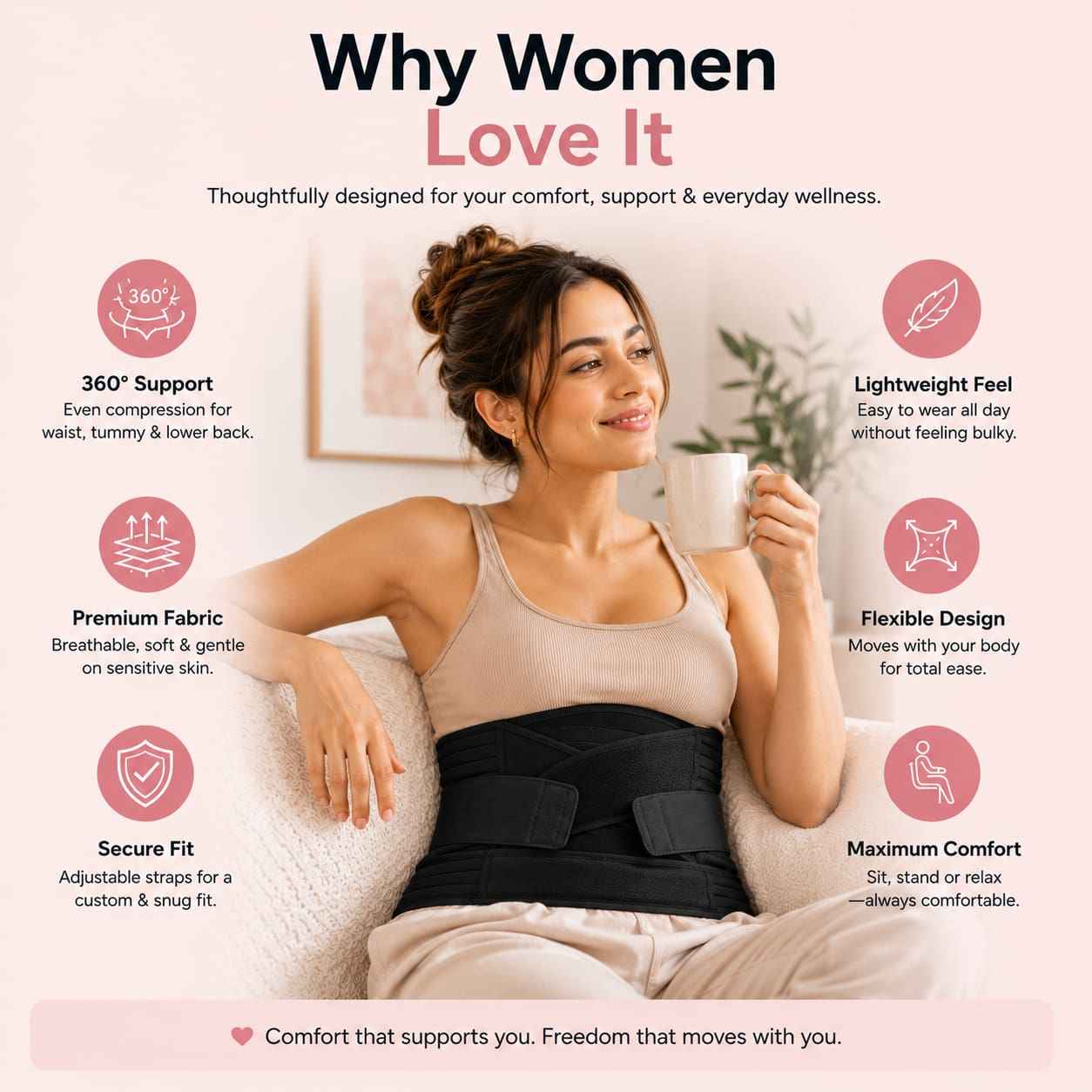 3-in-1 Postpartum Recovery Belt