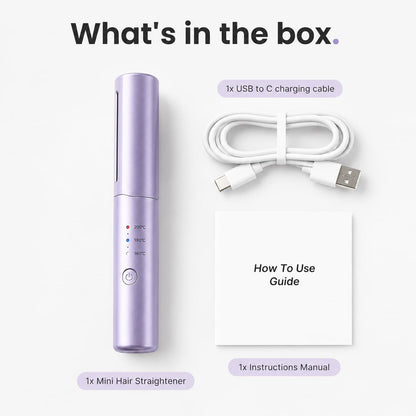 Mini Portable Hair Straightener